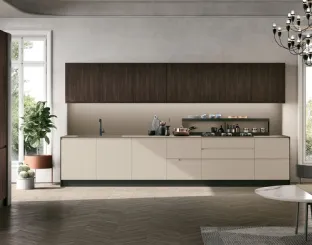 Karma 02 Rovere Corteccia, Cachemere, top HPL Pomice